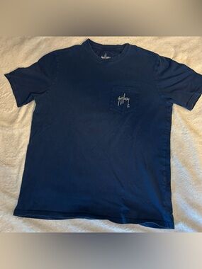 Guy Harvey Navy Short-Sleeve Pocket Tee